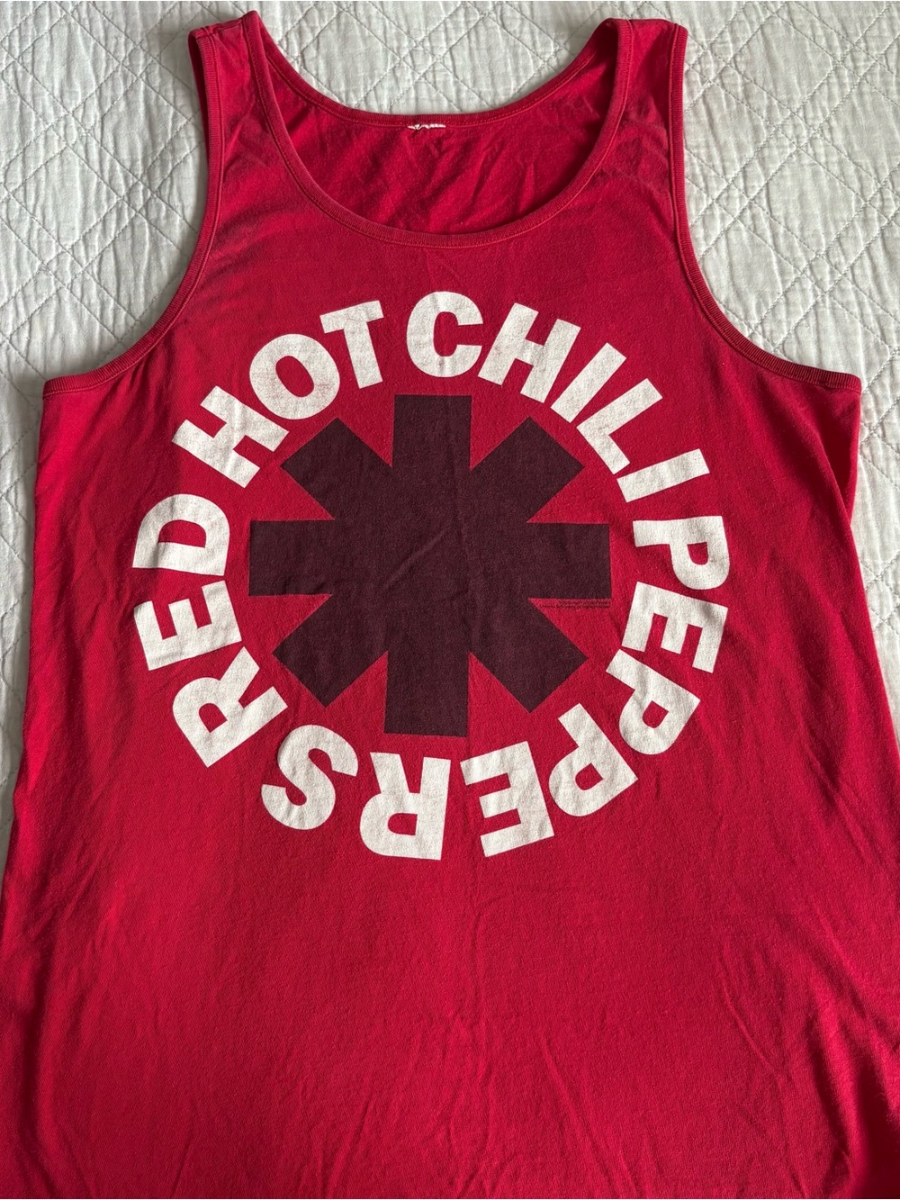 2012 Red Hot Chili Peppers Logo Tank Top - Size Large